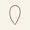 Heart flutter necklace red #N068
