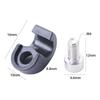 5pcs Bike Bicycle Brake Housing Buckle Brake Cable Hose Clamp Cable Guide Adapter Bike Frame Buckle Button Fixed Tubing Clip