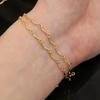 New Permanent Bracelet Elbow Bar Chain Bulk for Jewelry Gold Filled Chain