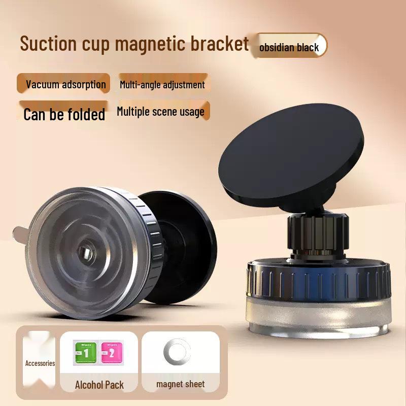 Rotating Magnetic Car Phone Holder with Suction Cup for Navigation