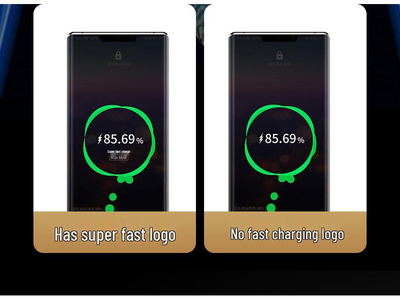 3-in-1 66W Fast Charging Cable for Apple/Android, 6A Aluminum Alloy Braided.
