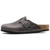 Boston Soft Footbed Oiled Leather 'Iron' 1013255