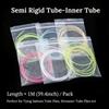 1-6Packs Semi Rigid Tube Fly Tying Material 1.8mm/1.0mm 1M Inner Tube for Salmon Streamer Flies 6 Colors Perfect