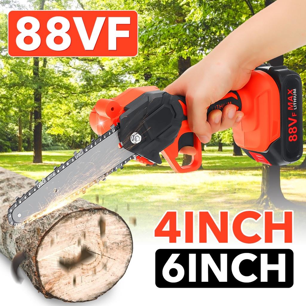 NEW 2000W 4/6Inch Mini Removable Pruning Electric Chainsaw With 10000mAh Battery One-Hand Electric Saw Logging Cutter