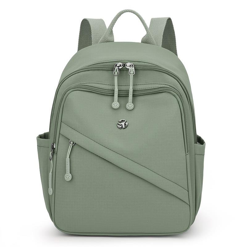 New Fashion Oxford Cloth Backpack Casual Travel Women's Bag with Multi-compartment Zipper Large Capacity