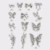 10x/Set 3D Bows Nails Charms Butterfly Nails Art Charms Beautiful Nails Art Decorations for Nails