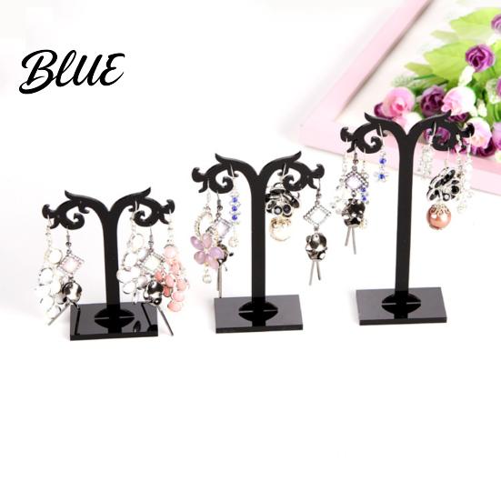 3Pcs Crotch Earring Ear Studs Jewelry Rack Display Stand Storage Hanger Holder