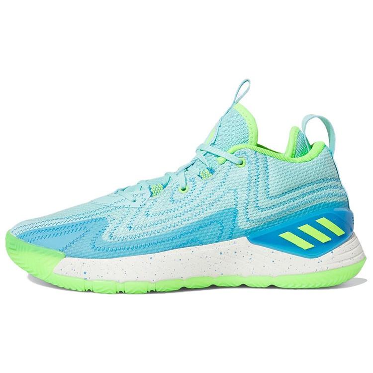 adidas D Rose Son of Chi 2 Shoes Aqua Solar Green Men s HQ1006 EU 40⅔