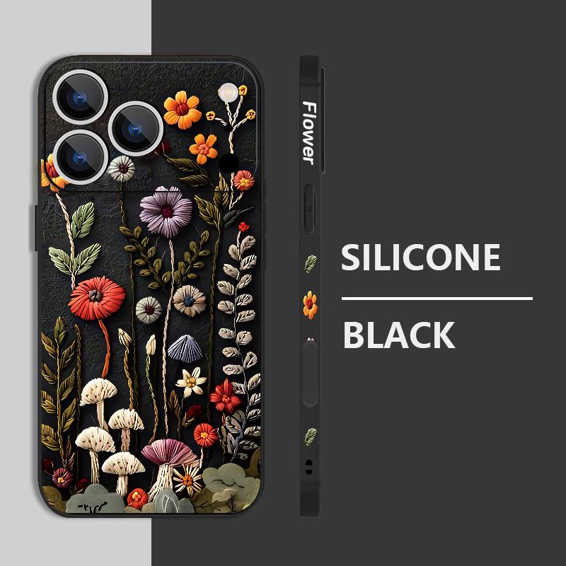 Wrist Strap Lanyard TPU Phone Case For iPhone 17 16 15 Pro Max 12 13 14 Pro Max Air 11 Embossed Printed Soft Silicone Back Cover