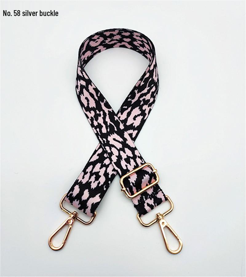 Colorful Ethnic Leopard Print Crossbody Bag Strap - Extended & Widened Replacement for Women's Shoulder Bags
