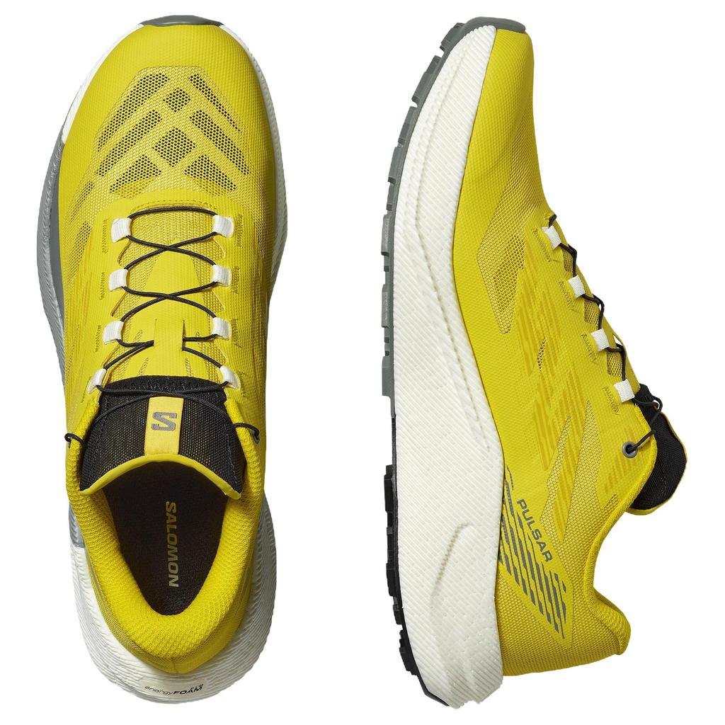SALOMON Pulsar Classic Versatile Running Shoes Men Sneakers Yellow 479732