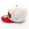 New Era 9FIFTY Cap ONE SIZE White X Red NBA Snapback Men's Used