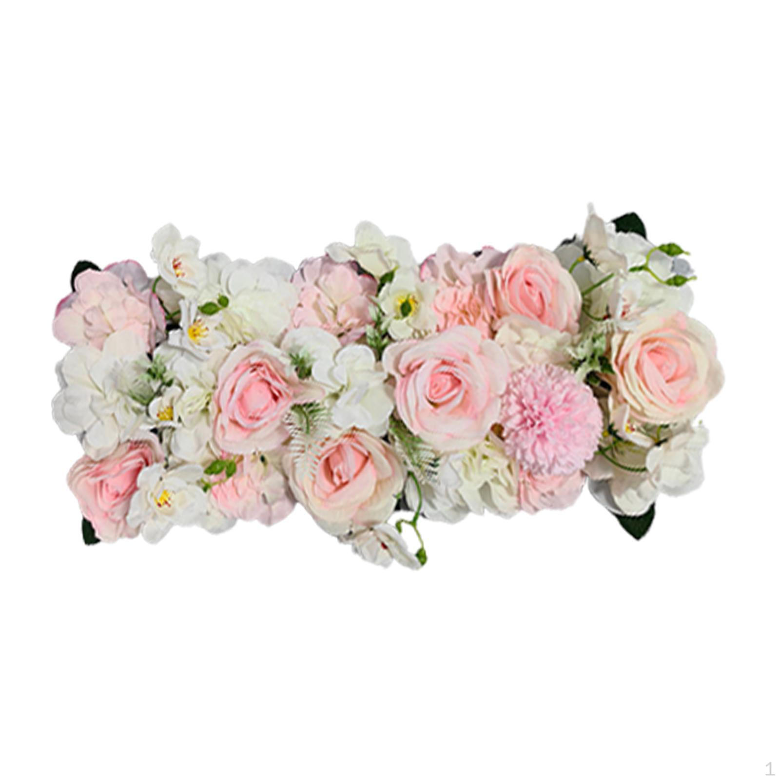 Arch Flower Row for Wedding Wall Panels Artificial Floral Arrangements Public
