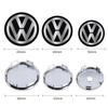 FUVLN1 60/63/68mm Car Wheel Center Hub Cap Logo Tyre Rims Badge Cover For Volkswagen VW Scirocco Golf MK6 Polo Tiguan PASSAT GTI R Line
