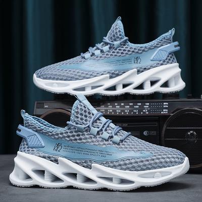 Herrenschuhe Sommer hohles Mesh atmungsaktiv Deodorant dünne Meshschuhe Herren lässig Sport leicht stoßdämpfend Laufschuhe