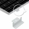 4 Pcs Solar Panel Mounting Brackets with Nuts and Bolts Set Aluminium Alloy Z Shape Brackets Roof Solar Panel Holder 55KF