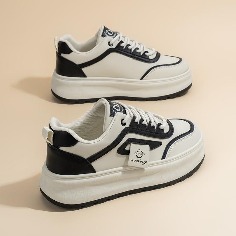 Women's Shoes New Breathable Small White Ins Korean All-matching Platform Sole Sports Casual Skate