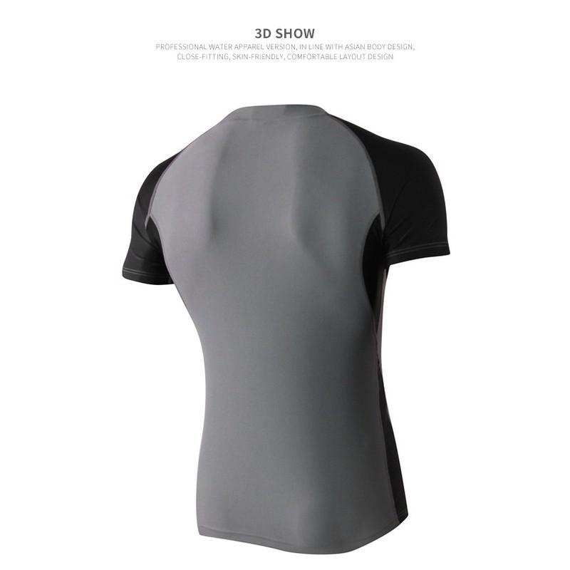 Mens Short Sleeve Quick-Dry Separated Wetsuit Snorkeling Diving Swimming Water Sports Outdoor Activity