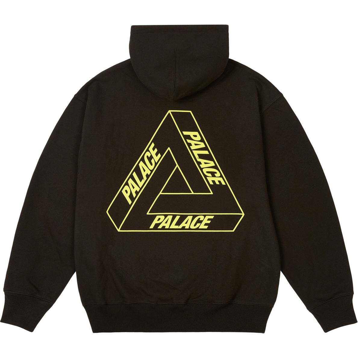 

Palace Glow Tri-Ferg Hood черный унисекс топы P27CS174 L