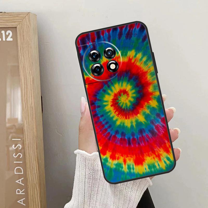 Trippy Tie Dye Hippie Art Case For OnePlus Nord 5 CE 3 4 Lite N20 N30 OnePlus 13T 13R 12R 10T 10R 10 11 12 13 15 Cover