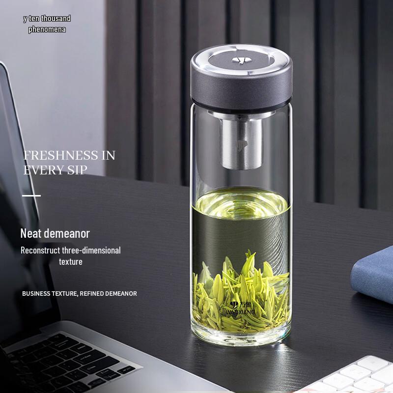WANXIANG U380R 520ml Glass Tea Infuser Bottle