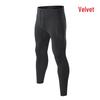 Collants de fitness à compression taille haute à séchage rapide et doublés en polaire pour hommes et femmes pour le fitness en extérieur, le marathon, l'entraînement et la course.