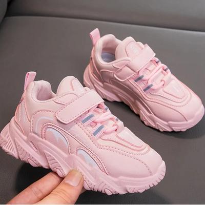 Children Shoes Sneakers PU Leather 2024 Winter New Children Comfort Anti Slip Wear-resistant White Shoes Soft Sole Casual Shoes