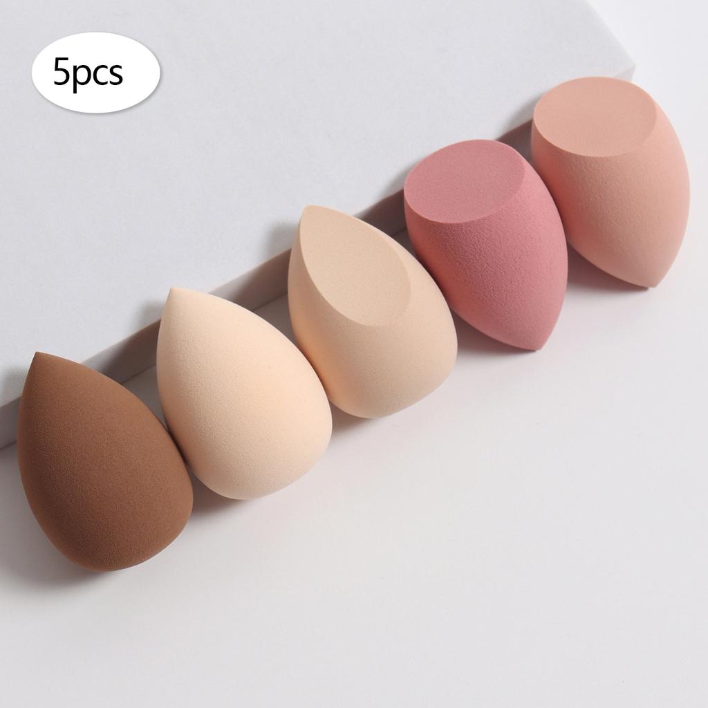 5/10Pcs Milk Coffee Makeup Sponge, Suitable for Applying Makeup and Setting Makeup, Suitable for All Skin Types