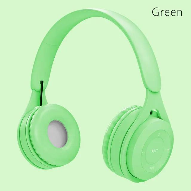 Stereo Y08 Headset 5.0 Bluetooth Headset Folding Wireless Sports Earphone Gaming Headsets Over-ear Headphones for Android ios