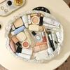 Travel Storage Makeup Bag Women Drawstring Cosmetic Bag Organizer Female Pouch Portable Waterproof Toiletry Beauty Case