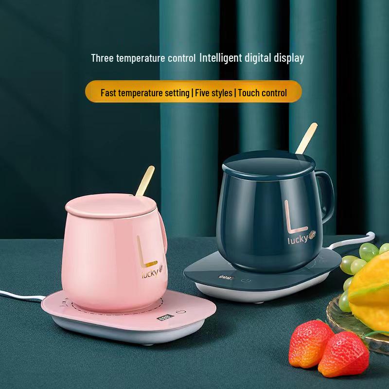 USB-Powered Multi-Speed Temperature Control Cup Warmer for Office & Home