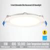 Westinghouse Lighting 5247000 14 Watt (100 Watt Equivalent) 5-6-Inch Square Recessed LED Downlight with Color Temperature Selection, Dimmable, Medium