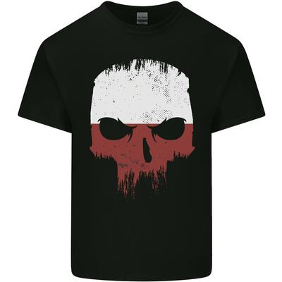 Polish Skull Poland Gym Flag Biker Mens Light Cotton T-Shirt Unisex T-Shirt
