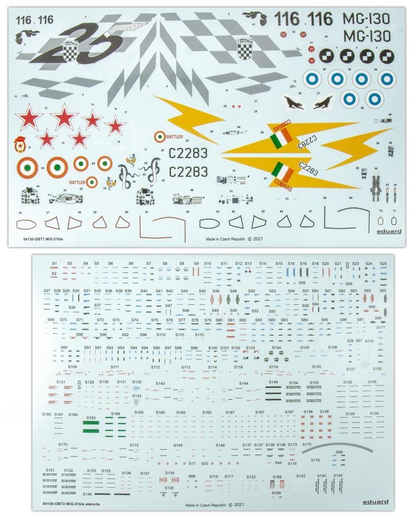 Eduard 1/48 Weekend Edition Soviet Air Force MiG-21bis Plastic Model Kit EDU84130