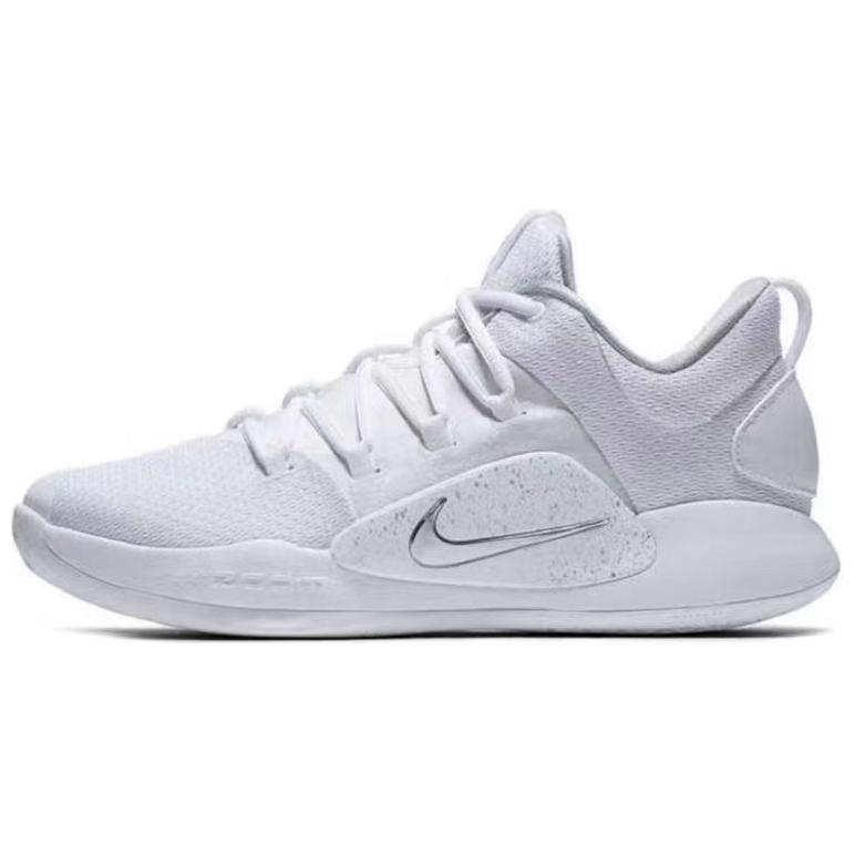Nike Hyperdunk X Mesh Cushioning Slip Resistant Abrasion Resistant Low Top Basketball Shoes Men's Cyan Pink AR0465-100(Team479-)