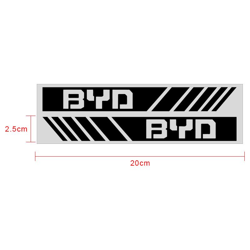 2 Stück Auto Rückspiegel Aufkleber Auto Tür Rückspiegel 3D Aufkleber Decal Für BYD Qing Song Tang Yuan F3 I3 F0 F6 S6 S8 E5 E6