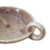 Ceramic Candle Plate Ornament Candlelight Stand Candle Holder for Dining Room