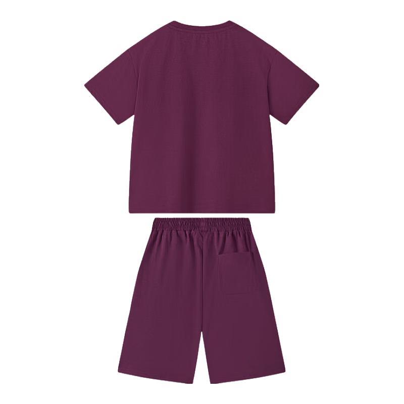 MQD Boys  Summer Color-Block Football Sport Set 140cm