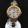 Used CASIO CASIO SHEEN SHS-4502 Solar Sapphire Crystal Ladies Watch Two-tone Gold X Silver Roman Numerals with Date Used