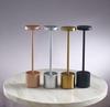 Rechargeable LED Touch Bar Table Lamp: Dimmable Metal I-beam Design for Restaurant and Bar Atmosphere.