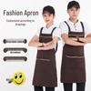Premium Women's Waterproof Work Apron with Custom Logo for Restaurants, Cafes, Hotels, Flower Shops, and Supermarkets
