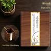 Chinese Solid Wood Pen Holder: Premium Desktop Ornament & Corporate Gift In Elegant Gift Box