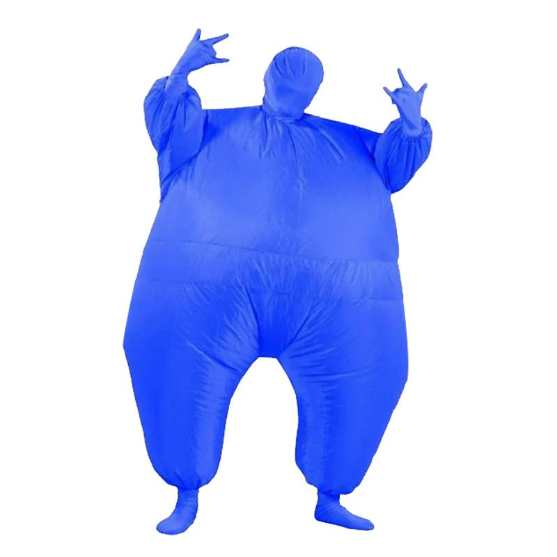 Disfraz Inflable de Salmón Azul Ninja para Fiesta de Halloween