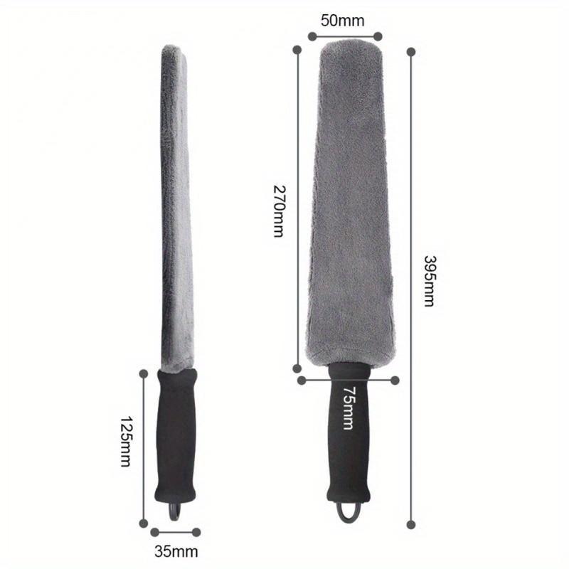 Flexible Car Detailing Brush Auto Air Outlet Coral Fleece Cleaning Brush Car Interior Dust Removal Tool Car Wash Brush