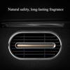 Car Air Freshener Alloy Solid Wood Long Lasting Fragrance Aromatherapy Air Outlet Diffuser Car Interior Accessories