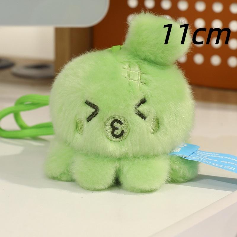 Niedliche Meeresbewohner Plüschtiere Flauschiges Meerestier Stofftier Oktopus Fruchtkrabbe Garnele Taschenanhänger Schlafzimmer Schreibtisch Dekoration Geschenke. as picture