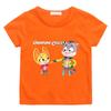 Camiseta Infantil Estampado de Dibujos Animados The Creature Cases 2-12 Años Niños Niñas Unisex Moda Manga Corta Cuello Redondo Tops Casuales