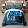 Custom Bedding Set Cristiano Ronaldo Pattern, Print Name Text 1 Duvet Cover Plus 2 Pillowcases Home Textile