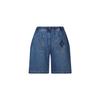 New Era FW25 Logo Loose Straight Leg Denim Shorts Unisex Shorts 14726448