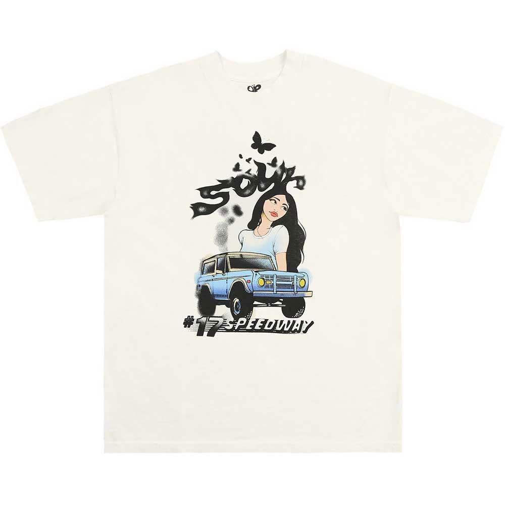 Men s Olivia Rodrigo Sour Airbrush T-shirt X-Large Natural L